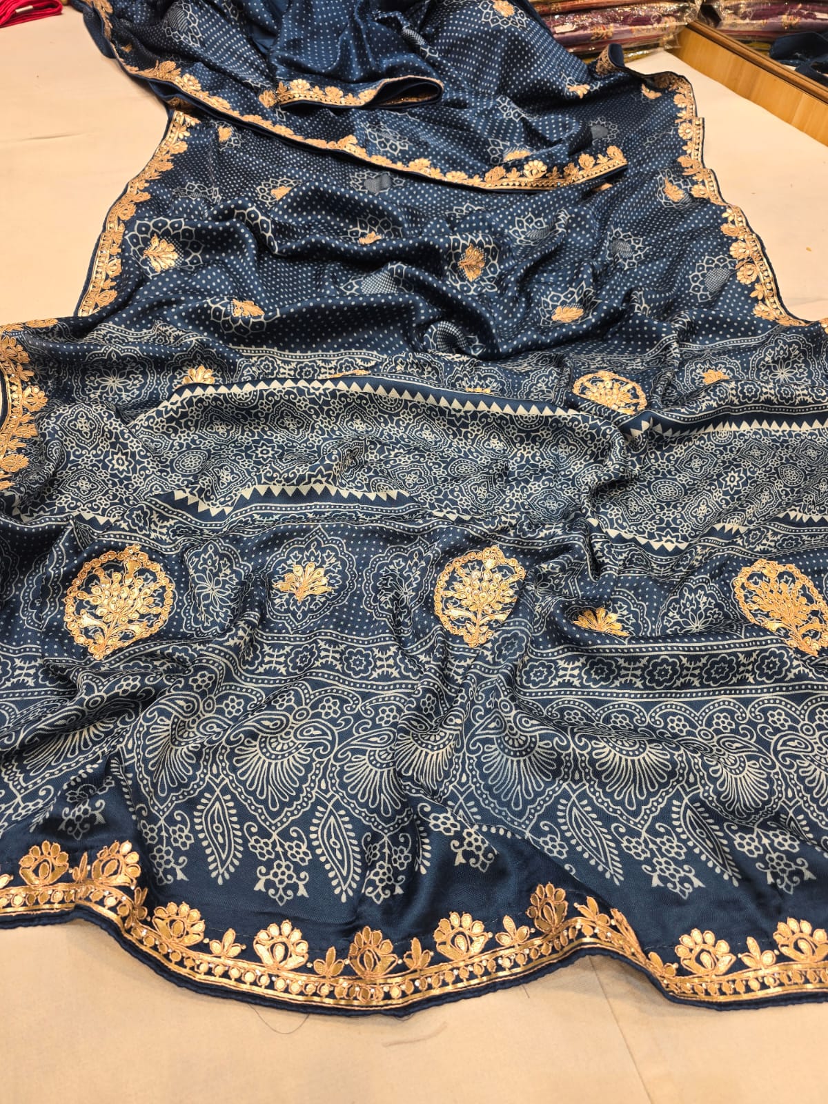 Kayatri New Bollywood Style Gotapatti Work Saree