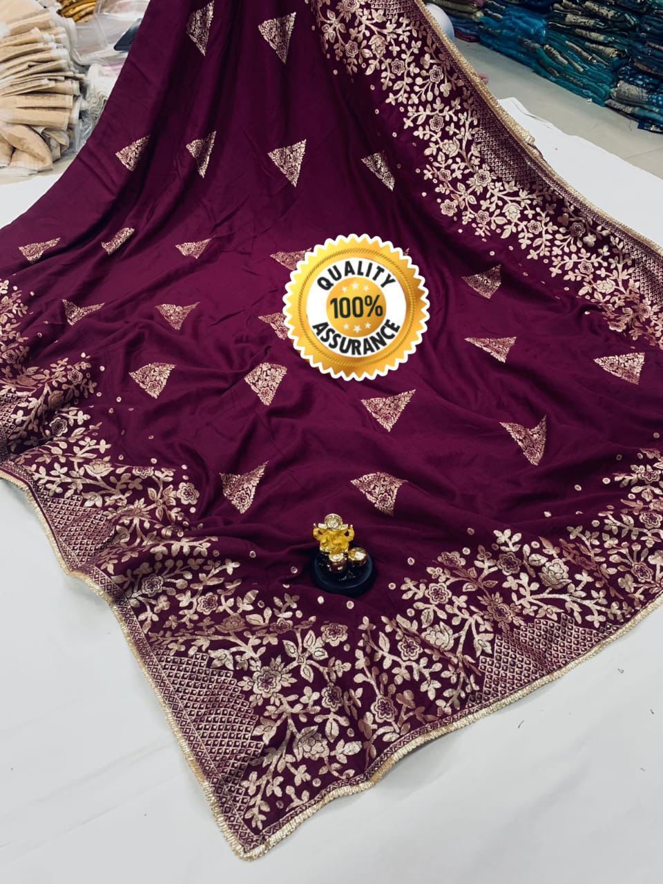 Kayatri New Viscose Dola Silk Designer Saree