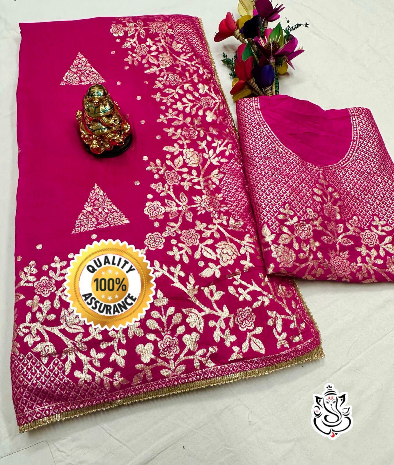 Kayatri New Viscose Dola Silk Designer Saree