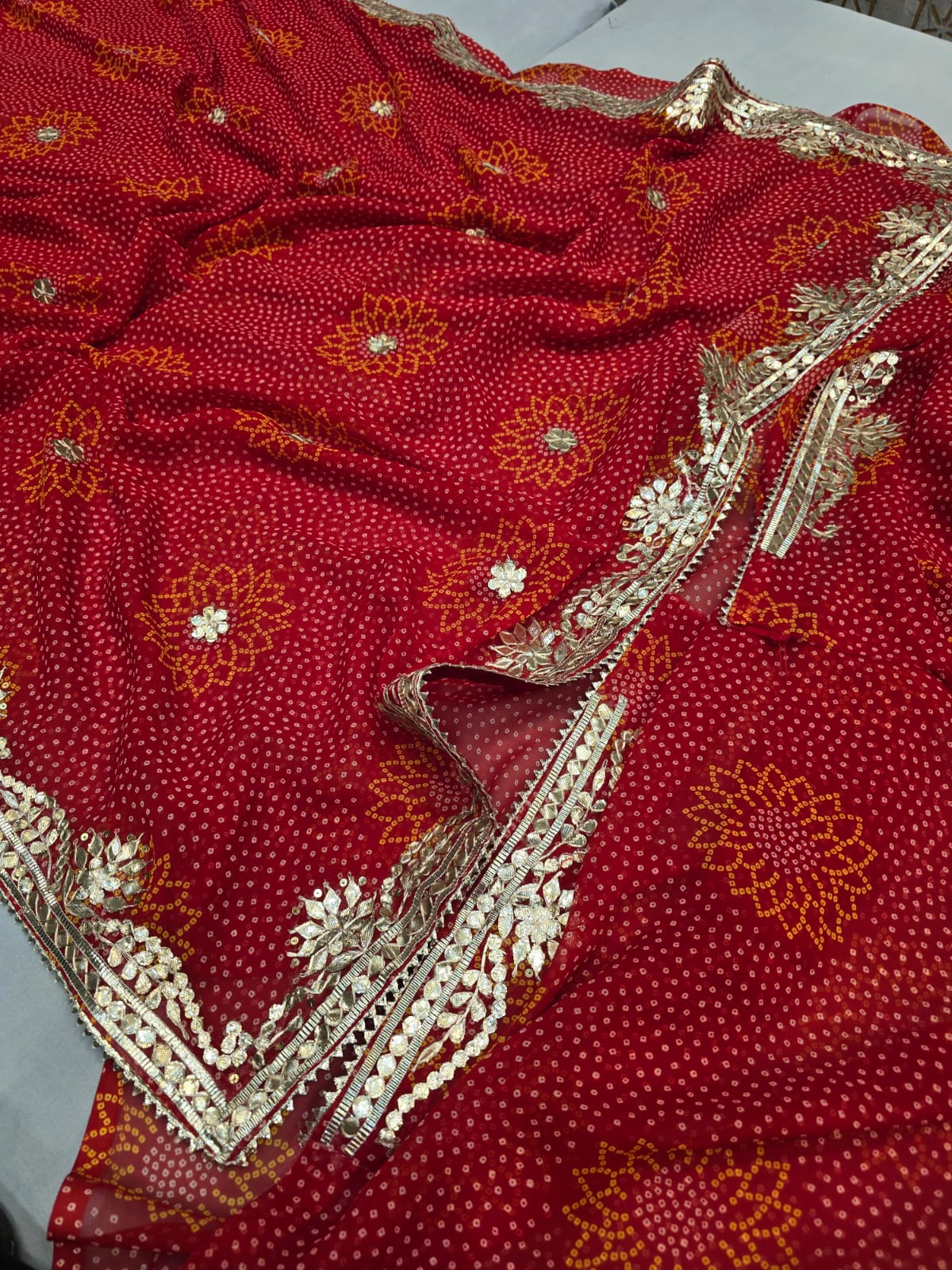 Kayatri Beautiful Georgette Fancy Gotapatti Work saree