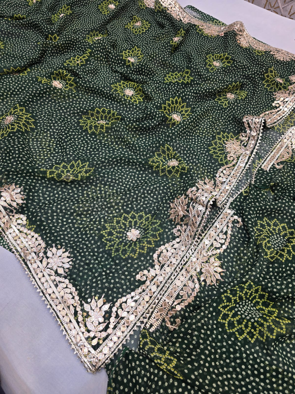 Kayatri Beautiful Georgette Fancy Gotapatti Work saree