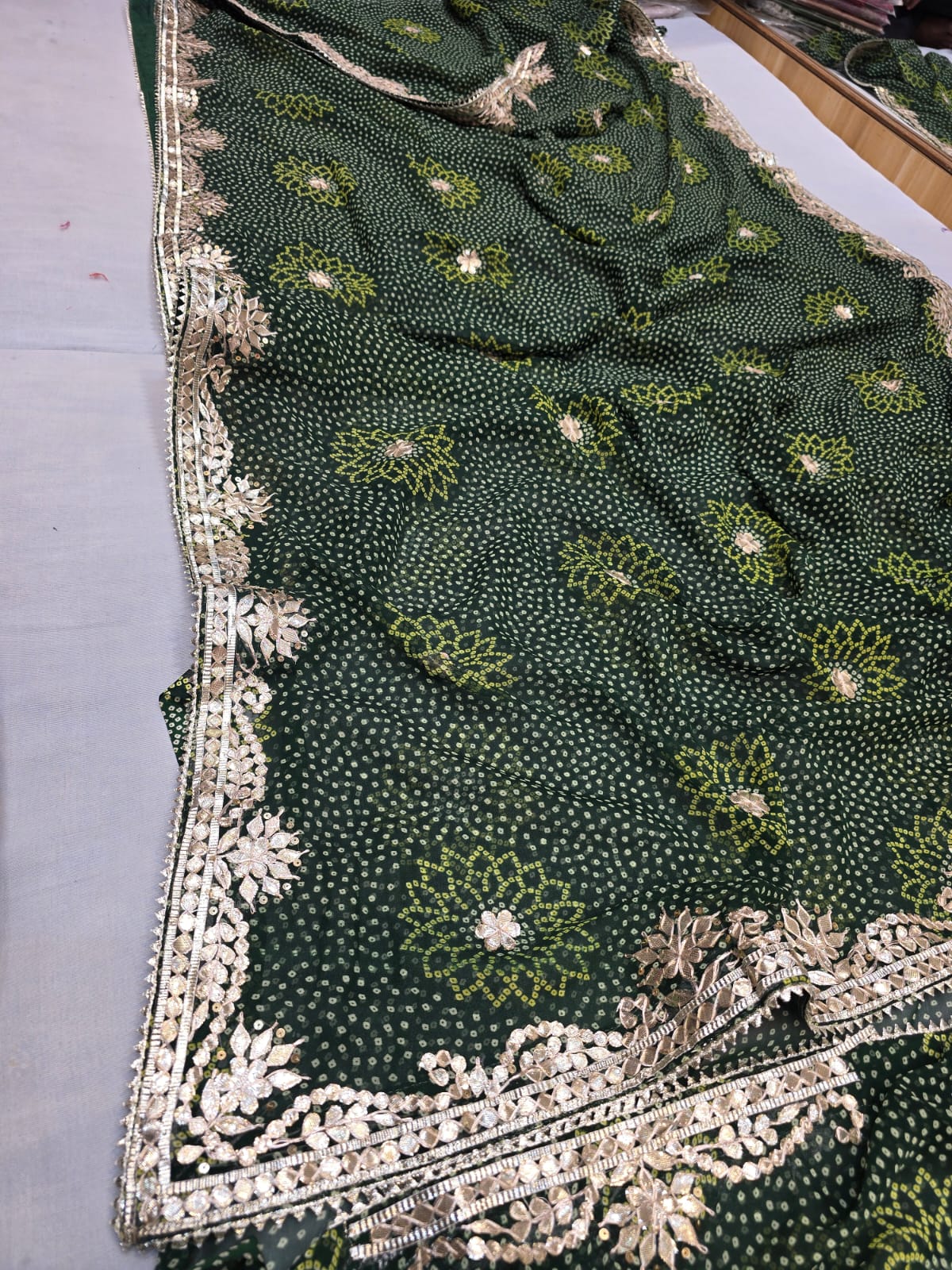 Kayatri Beautiful Georgette Fancy Gotapatti Work saree