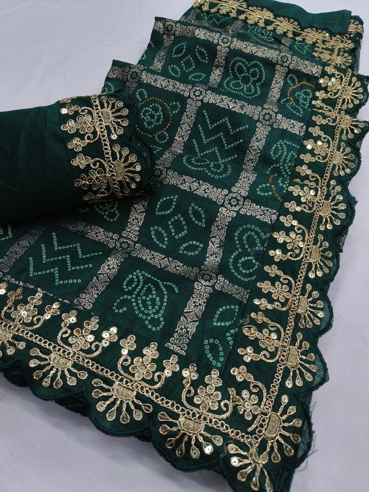 Kayatri New Dola Silk Sequence Zari Work Saree