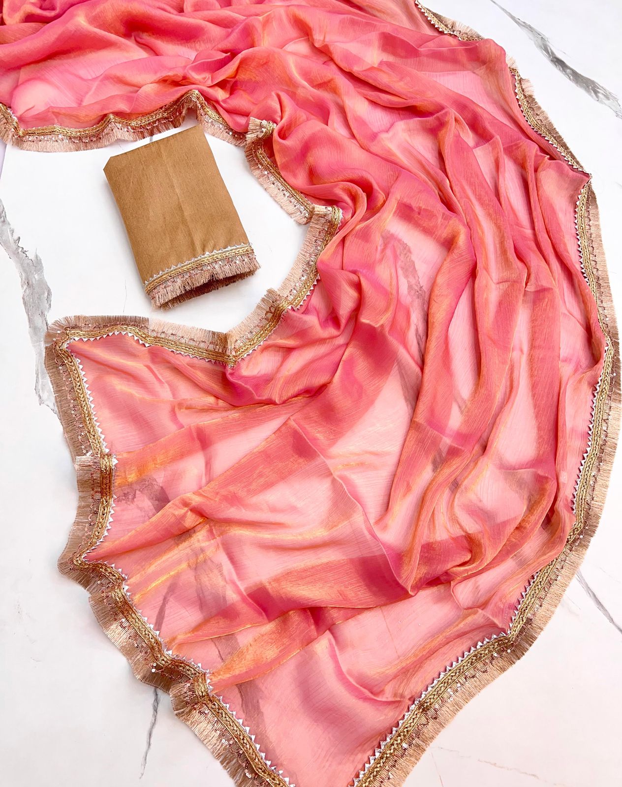 Kayatri New  Chiffon Casual Wear Saree