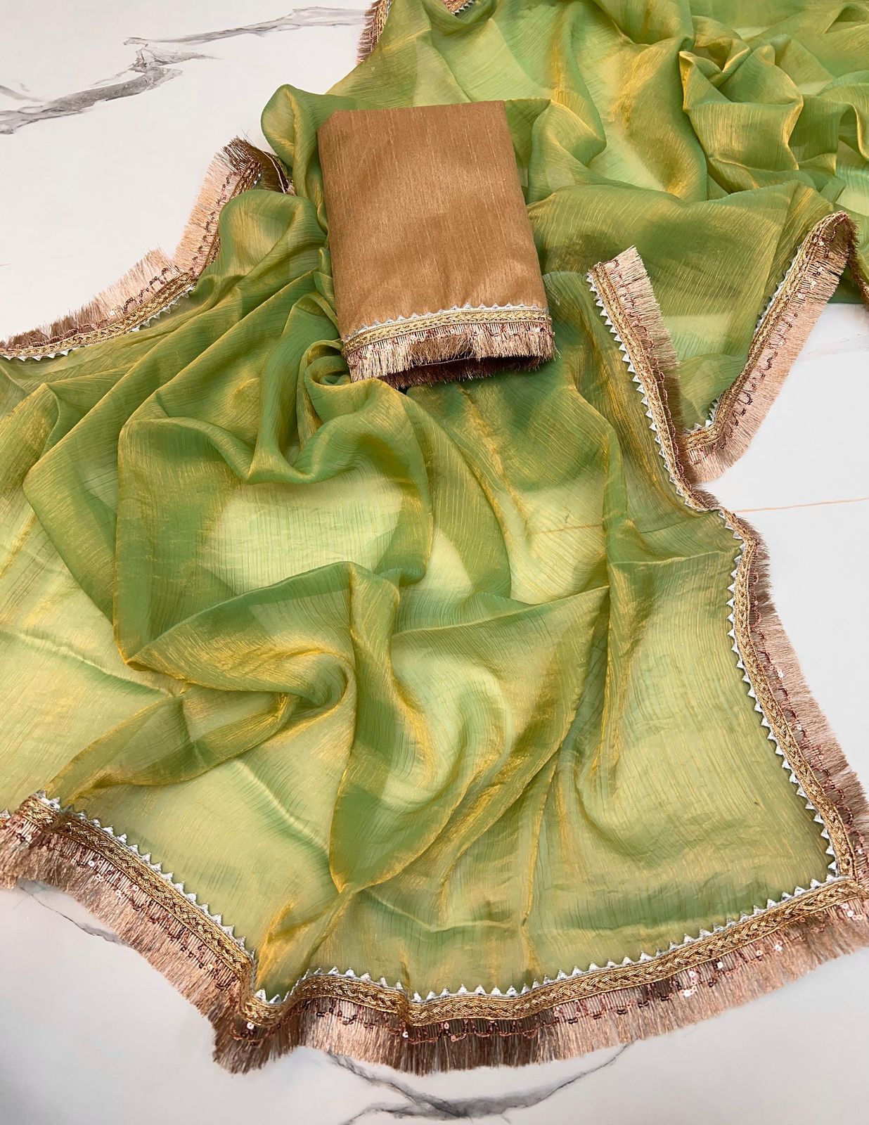 Kayatri New  Chiffon Casual Wear Saree