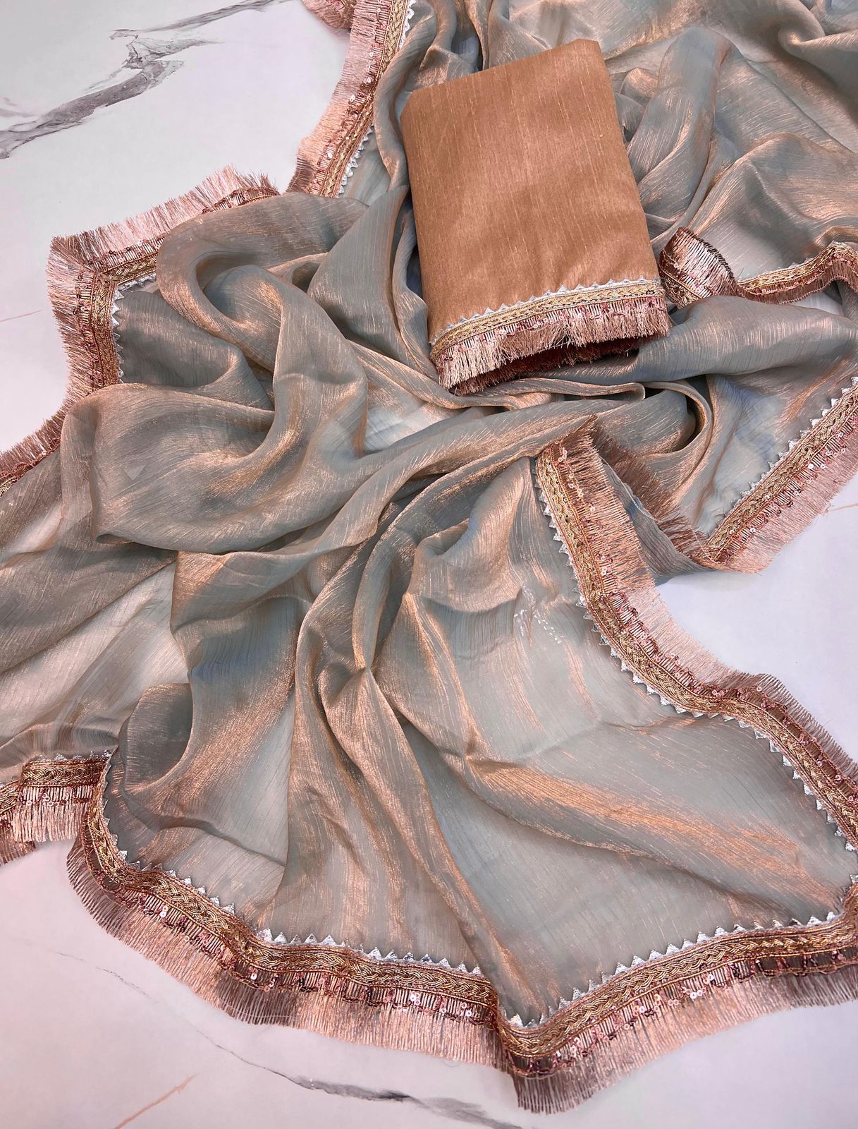 Kayatri New  Chiffon Casual Wear Saree