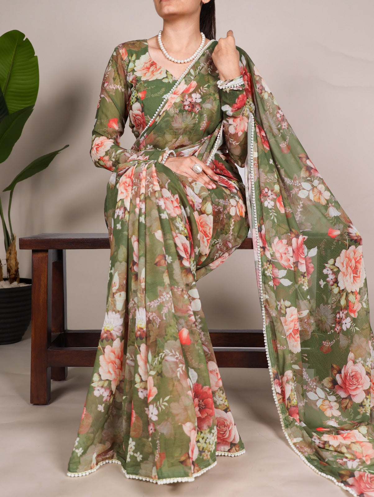 Kayatri Latest Weightless Marbal Printed Saree