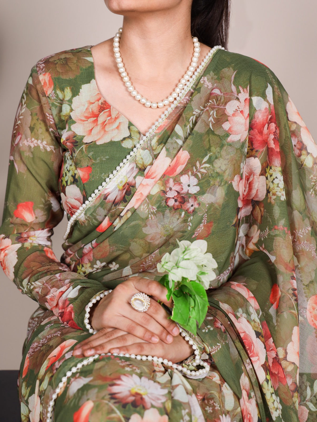 Kayatri Latest Weightless Marbal Printed Saree