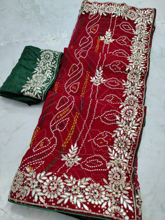 Kayatri New Festive And Traditional Wear Chunri Saree
