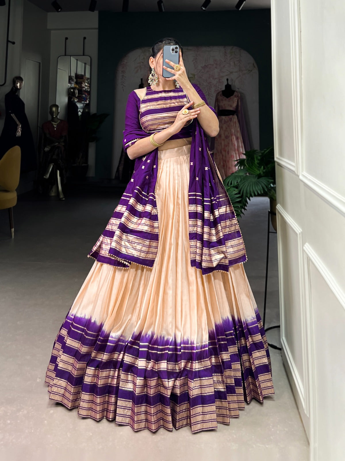 Kayatri New Pure Chanderi  Designer Lehenga