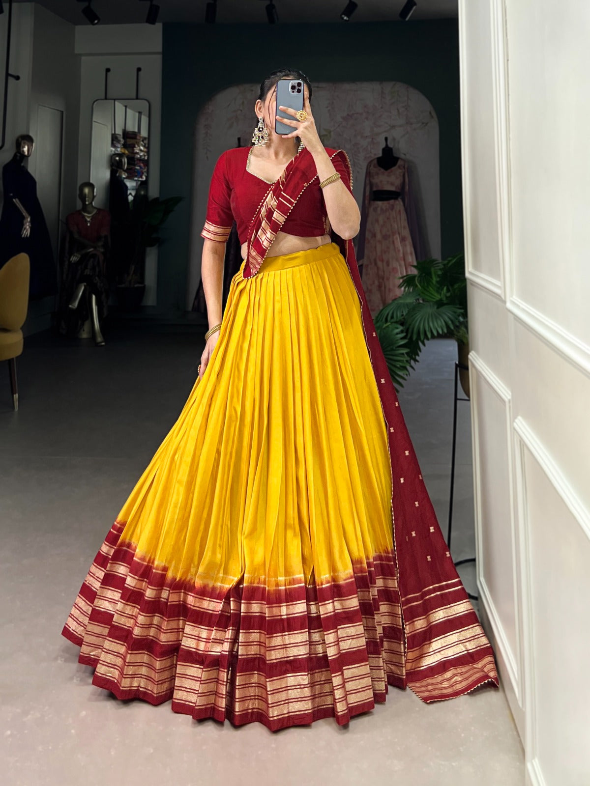 Kayatri New Pure Chanderi  Designer Lehenga