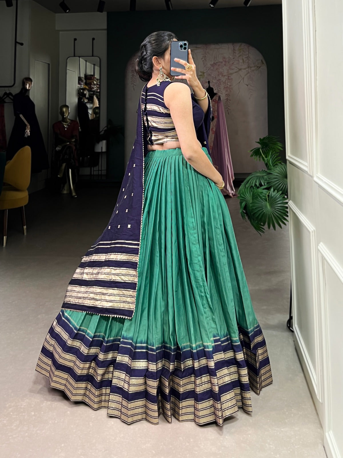 Kayatri New Pure Chanderi  Designer Lehenga