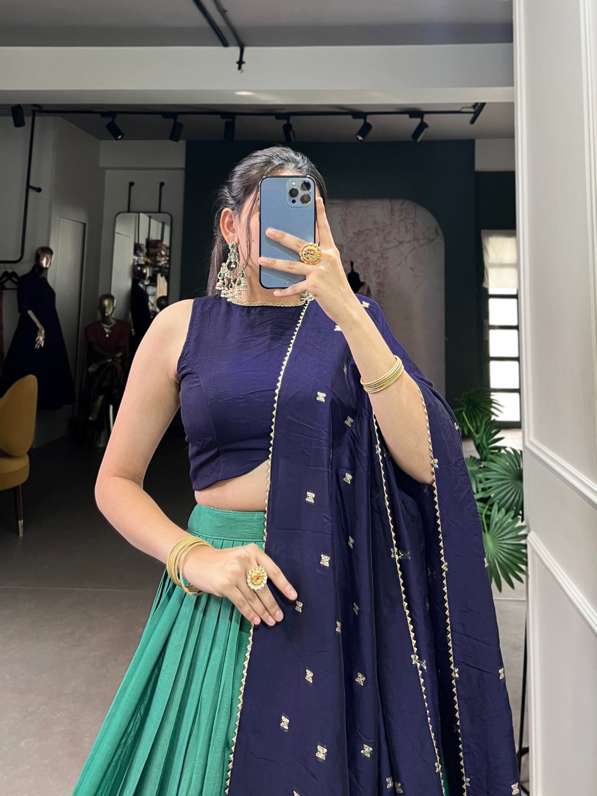 Kayatri New Pure Chanderi  Designer Lehenga