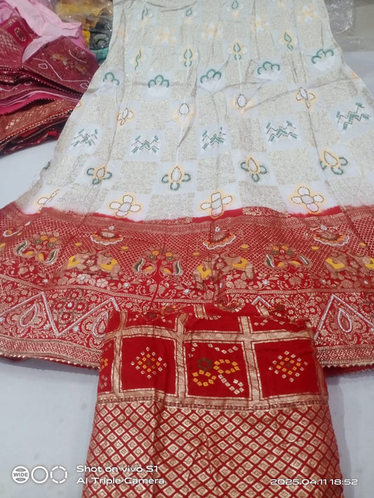 Kayatri Latest Banarasi Dola Silk Jaipuri Dai Lehenga