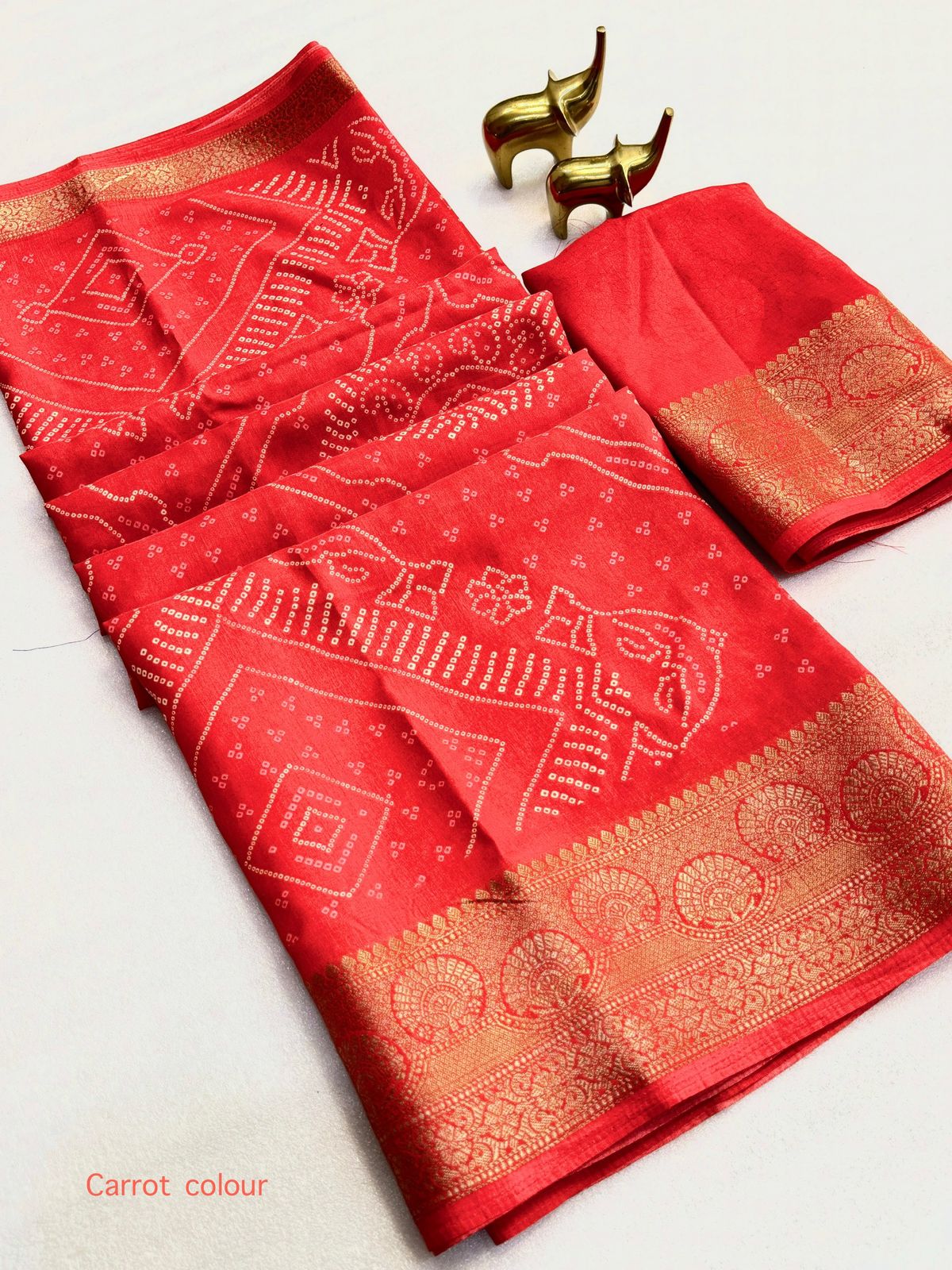 Kayatri New Bandhani Print Saree