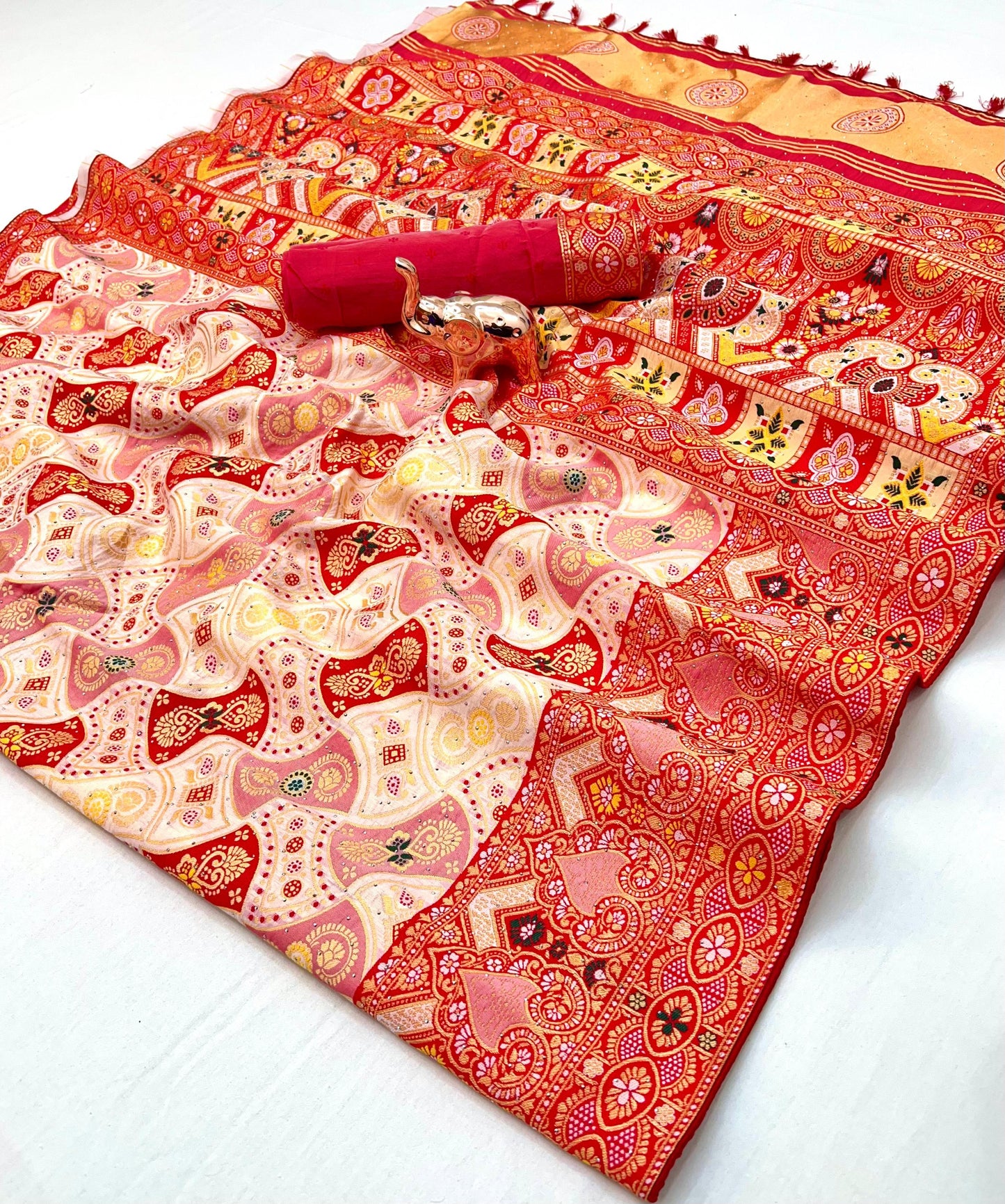 Kayatri New Sirvoski Diamond Work Saree