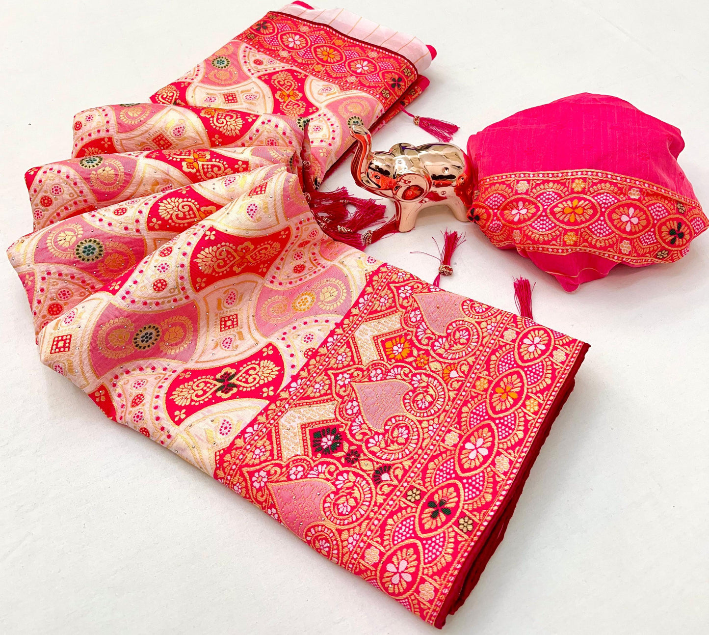 Kayatri New Sirvoski Diamond Work Saree