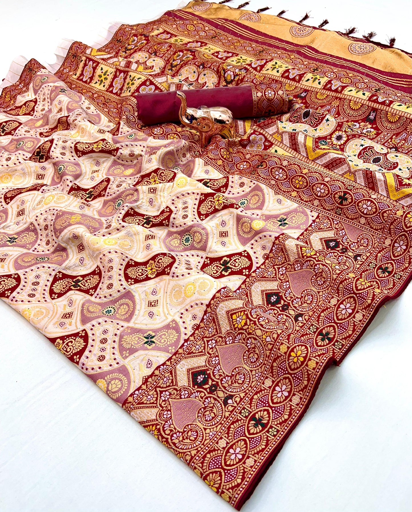 Kayatri New Sirvoski Diamond Work Saree