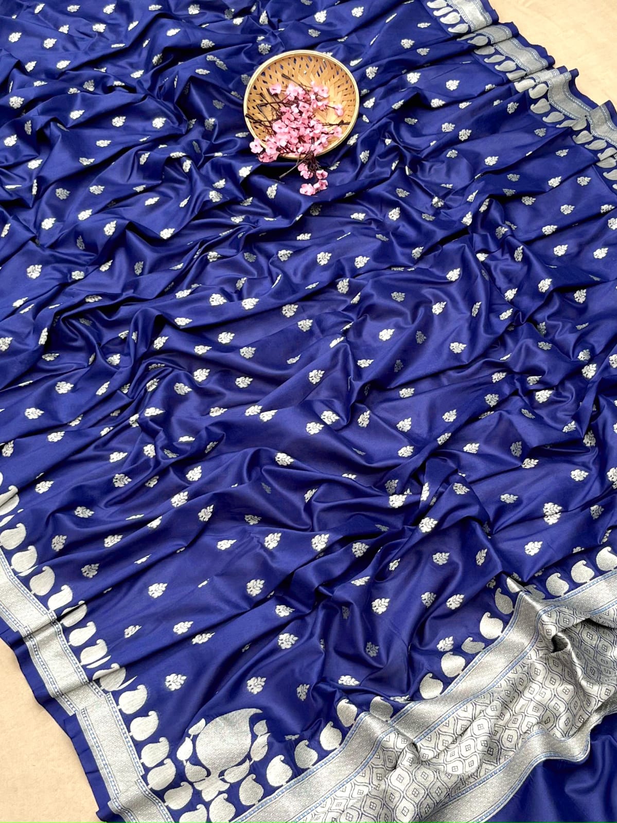 Kayatri New Pure Banarasi Cotton With Zari Weaving Saree