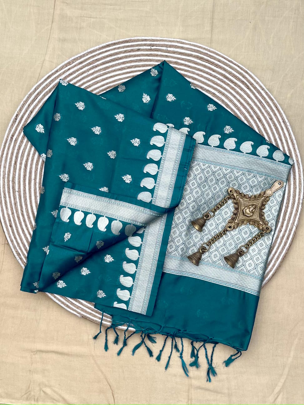 Kayatri New Pure Banarasi Cotton With Zari Weaving Saree
