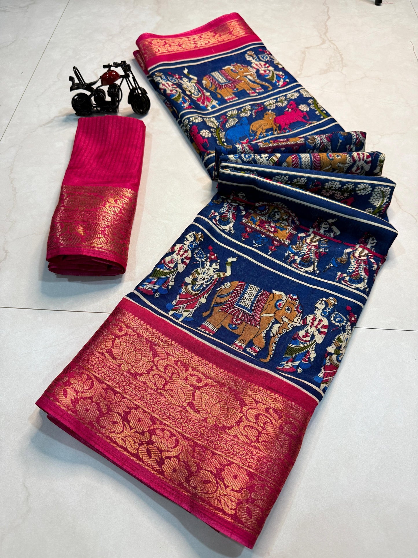 Kayatri New Pure Dola Silk With Jequrd Silk Saree