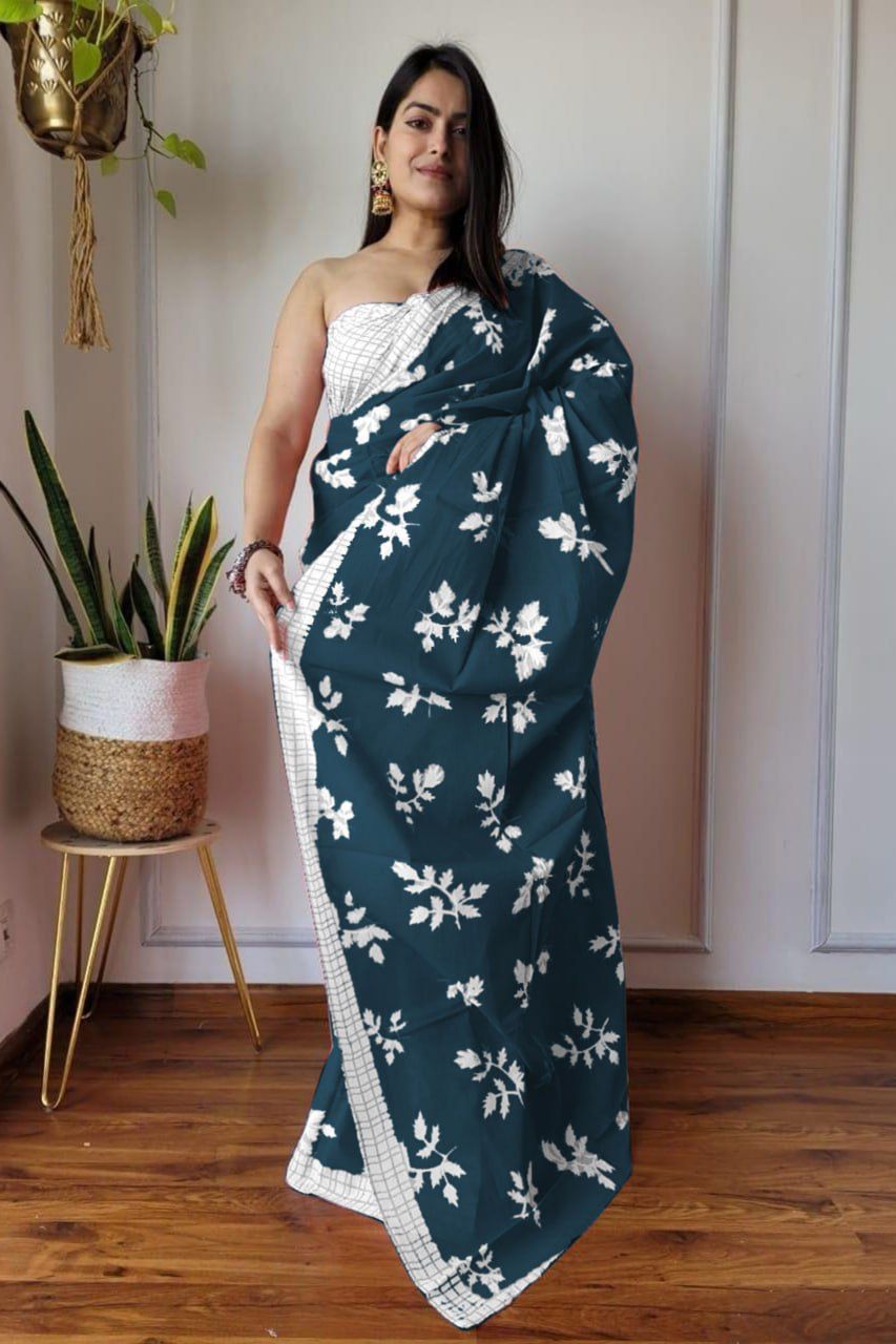 Kayatri New  Bagru Block Printed Cotton Sarees