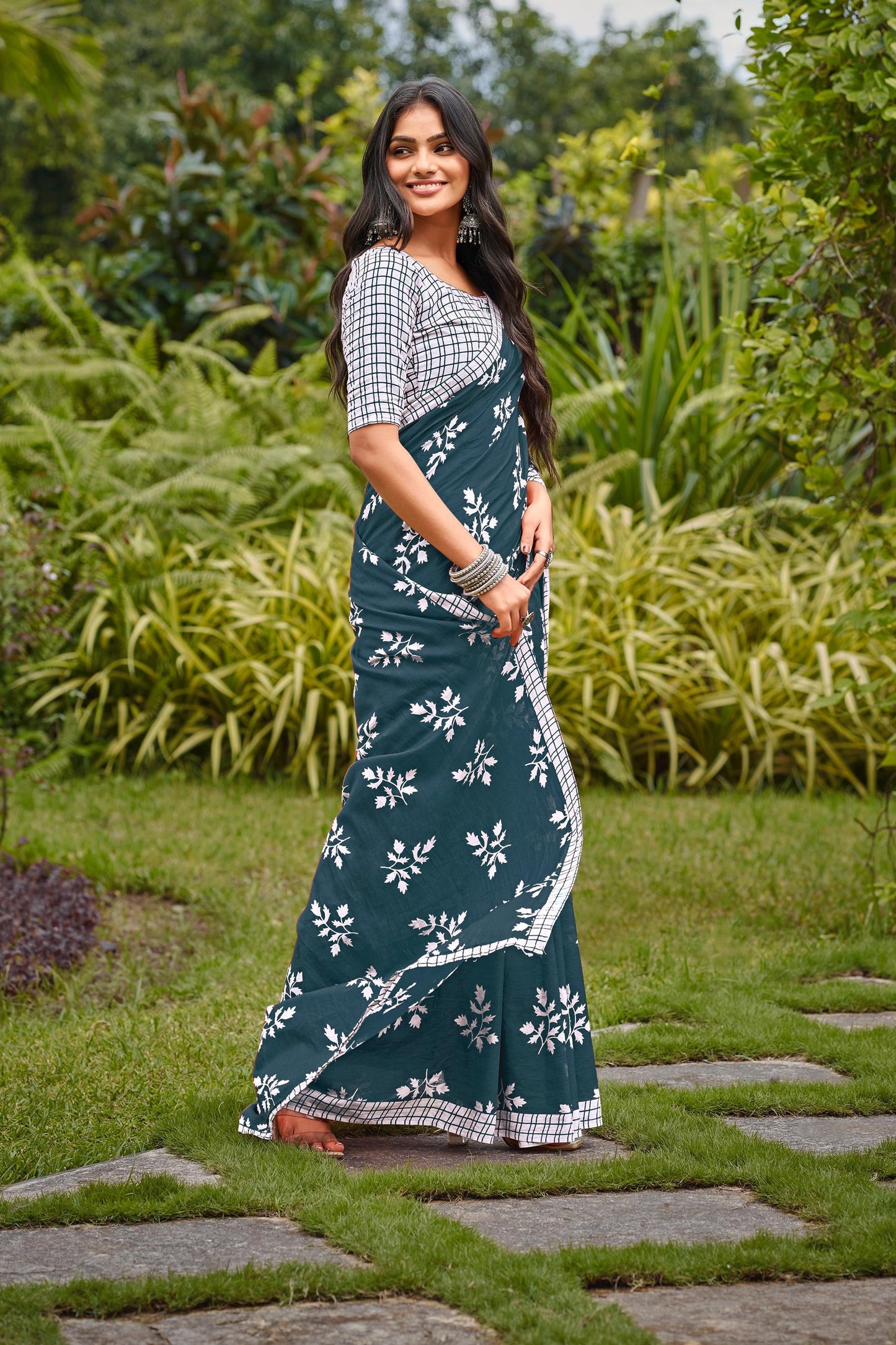 Kayatri New  Bagru Block Printed Cotton Sarees