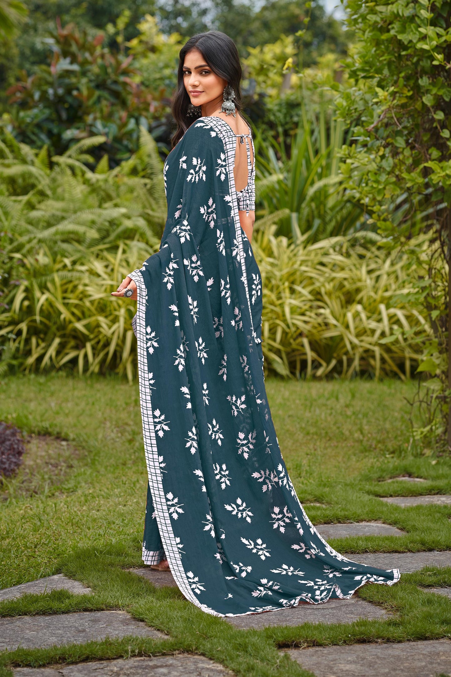 Kayatri New  Bagru Block Printed Cotton Sarees