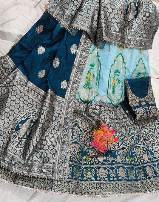 Kayatri New Pure Banarasi Dola Silk Lehenga