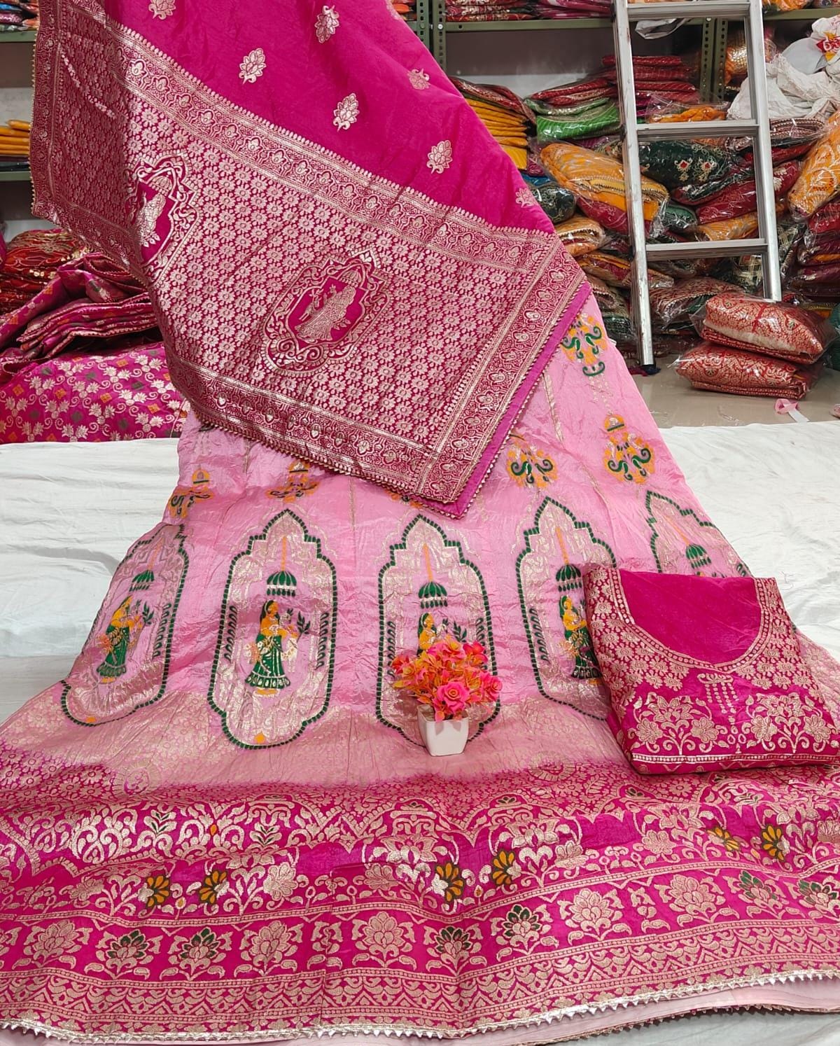 Kayatri New Pure Banarasi Dola Silk Lehenga