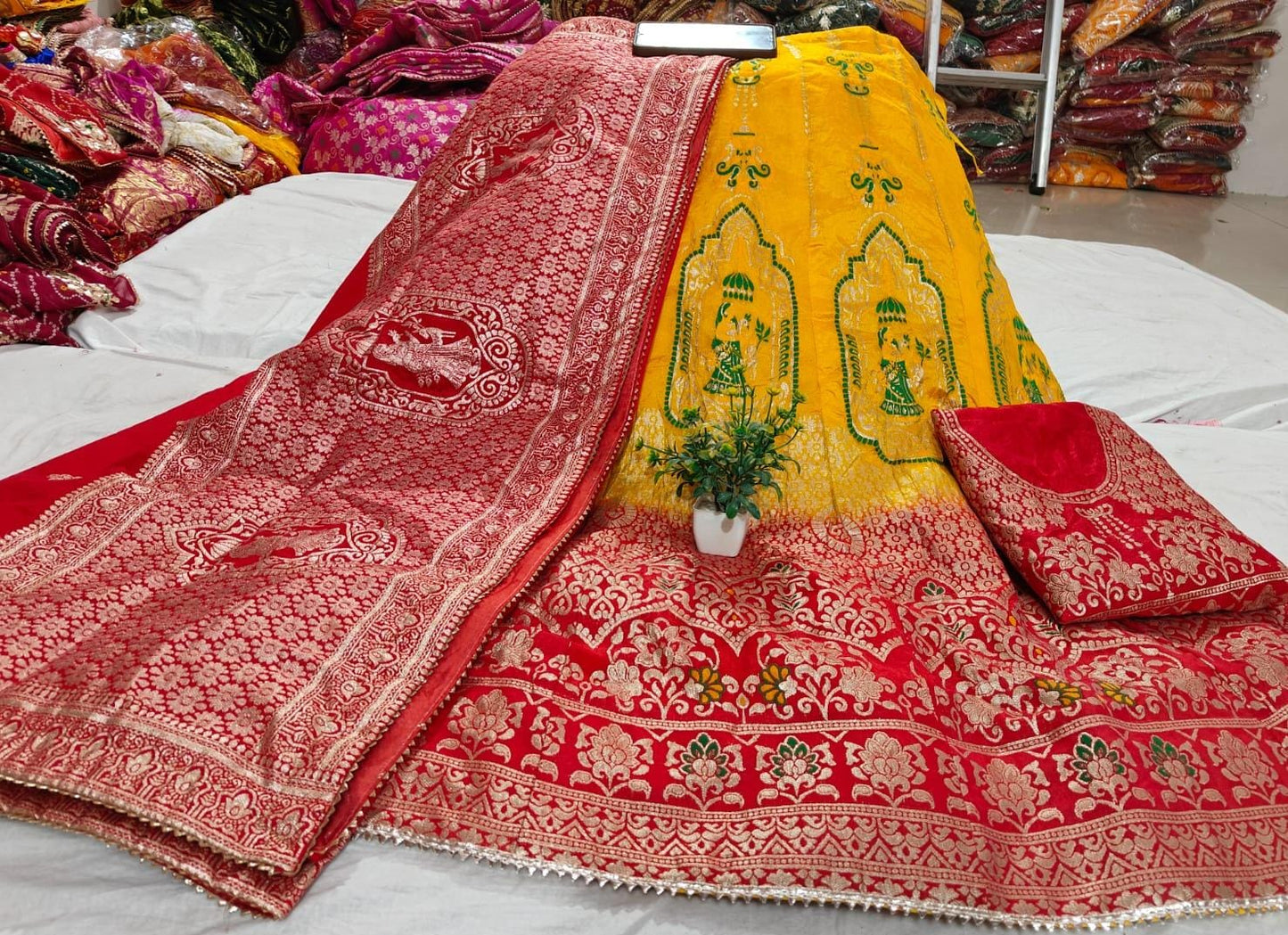 Kayatri New Pure Banarasi Dola Silk Lehenga