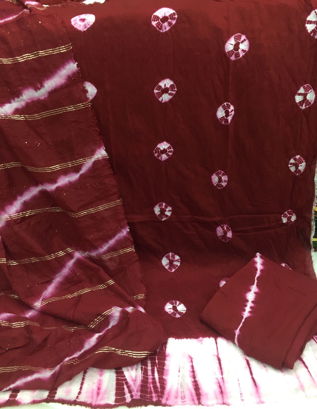 Kayatri New viscose Sequence Lining With Tai-Dai Daying Suit