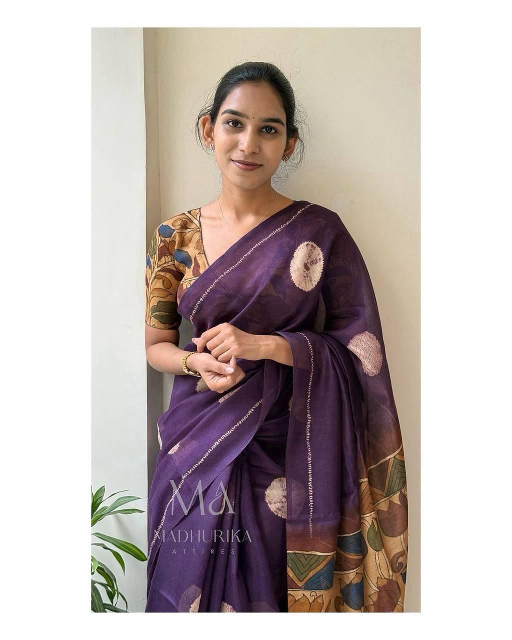 Kayatri New very smooth and light weight Digital Print Saree