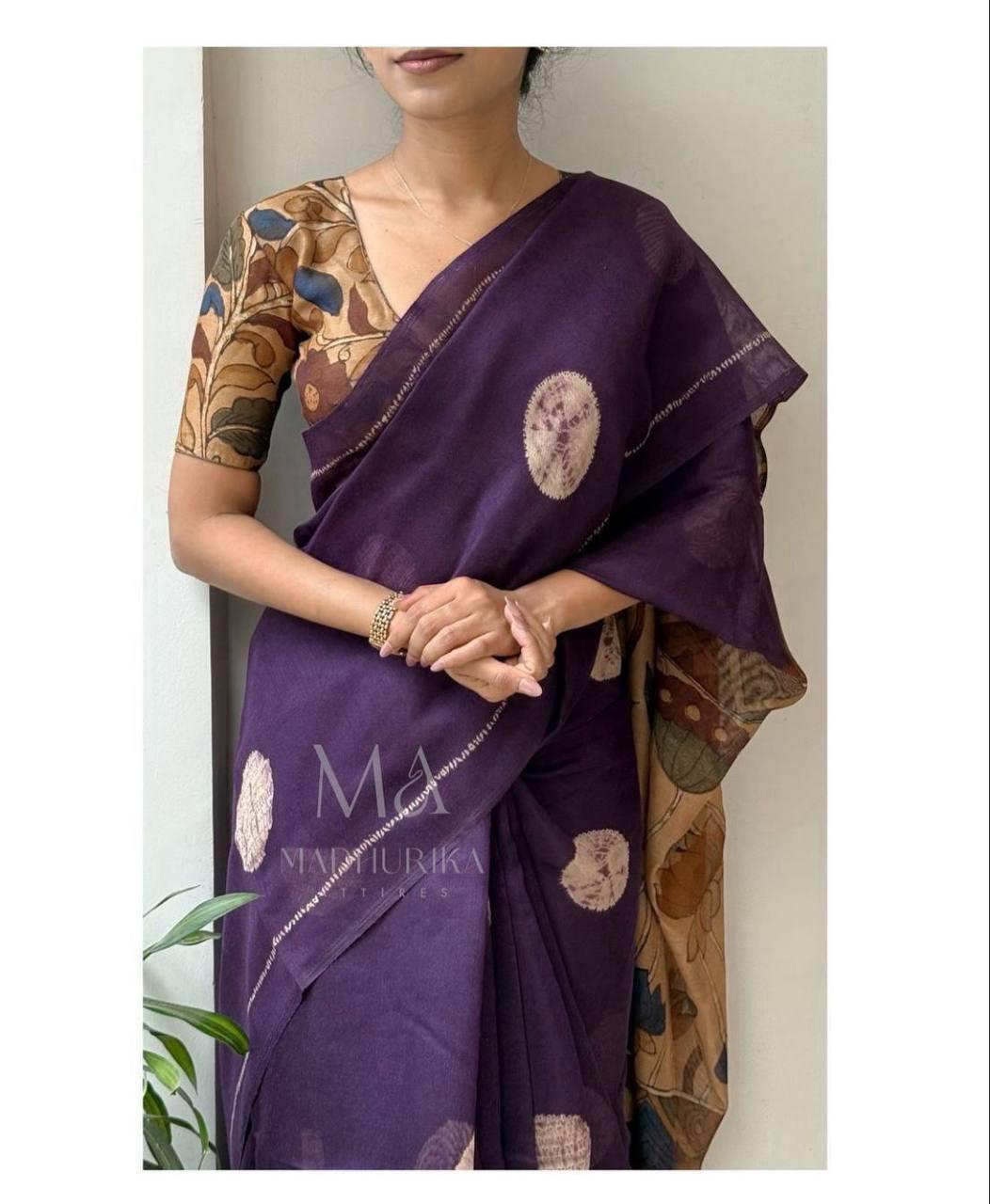 Kayatri New very smooth and light weight Digital Print Saree