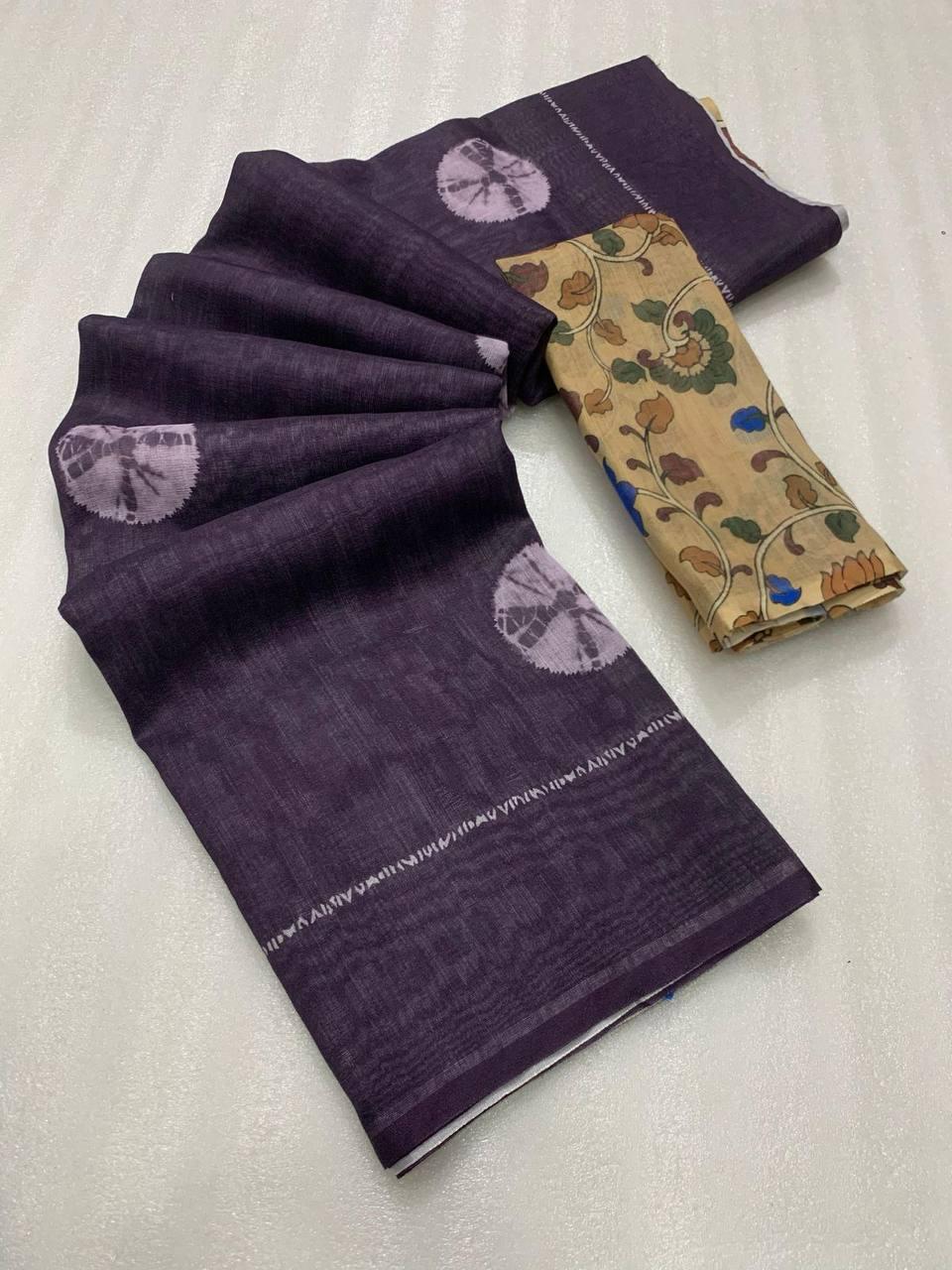 Kayatri New very smooth and light weight Digital Print Saree