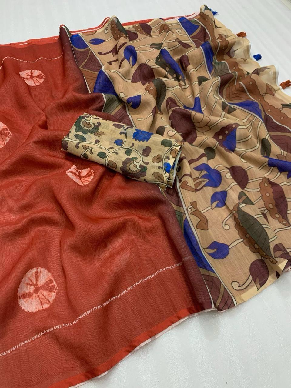 Kayatri New very smooth and light weight Digital Print Saree