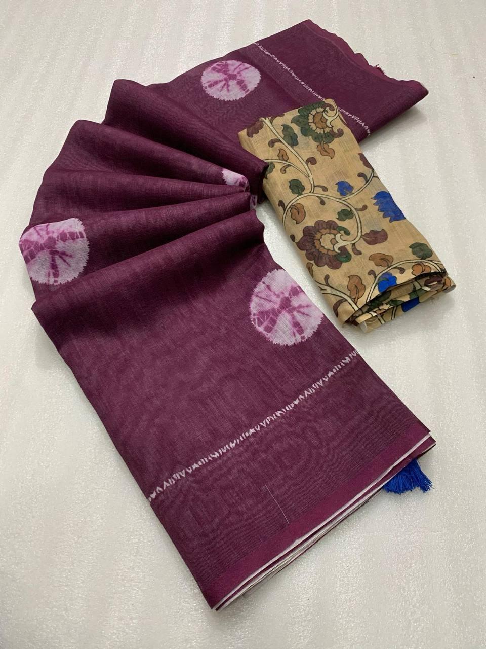 Kayatri New very smooth and light weight Digital Print Saree