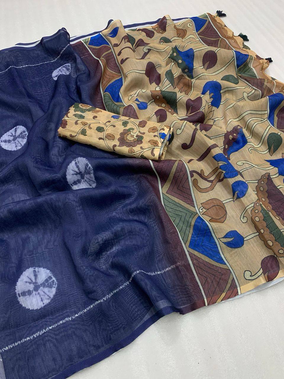 Kayatri New very smooth and light weight Digital Print Saree