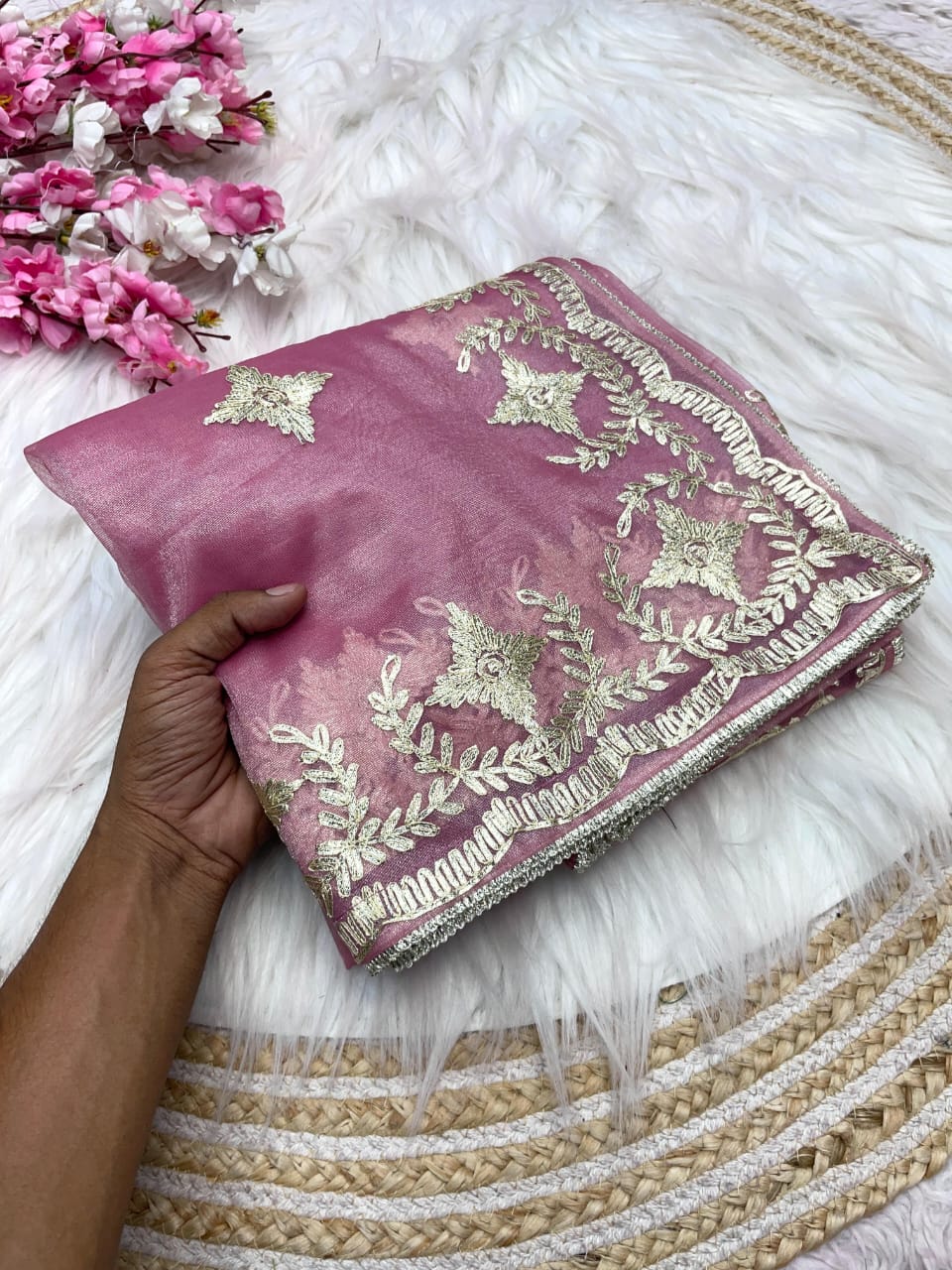 Kayatri New Lounch Designer Soft Twil Net Saree