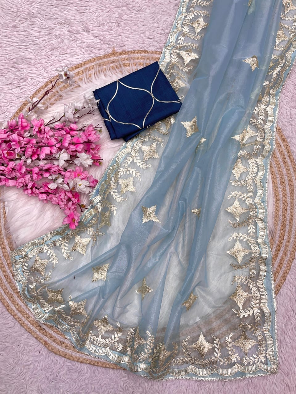 Kayatri New Lounch Designer Soft Twil Net Saree