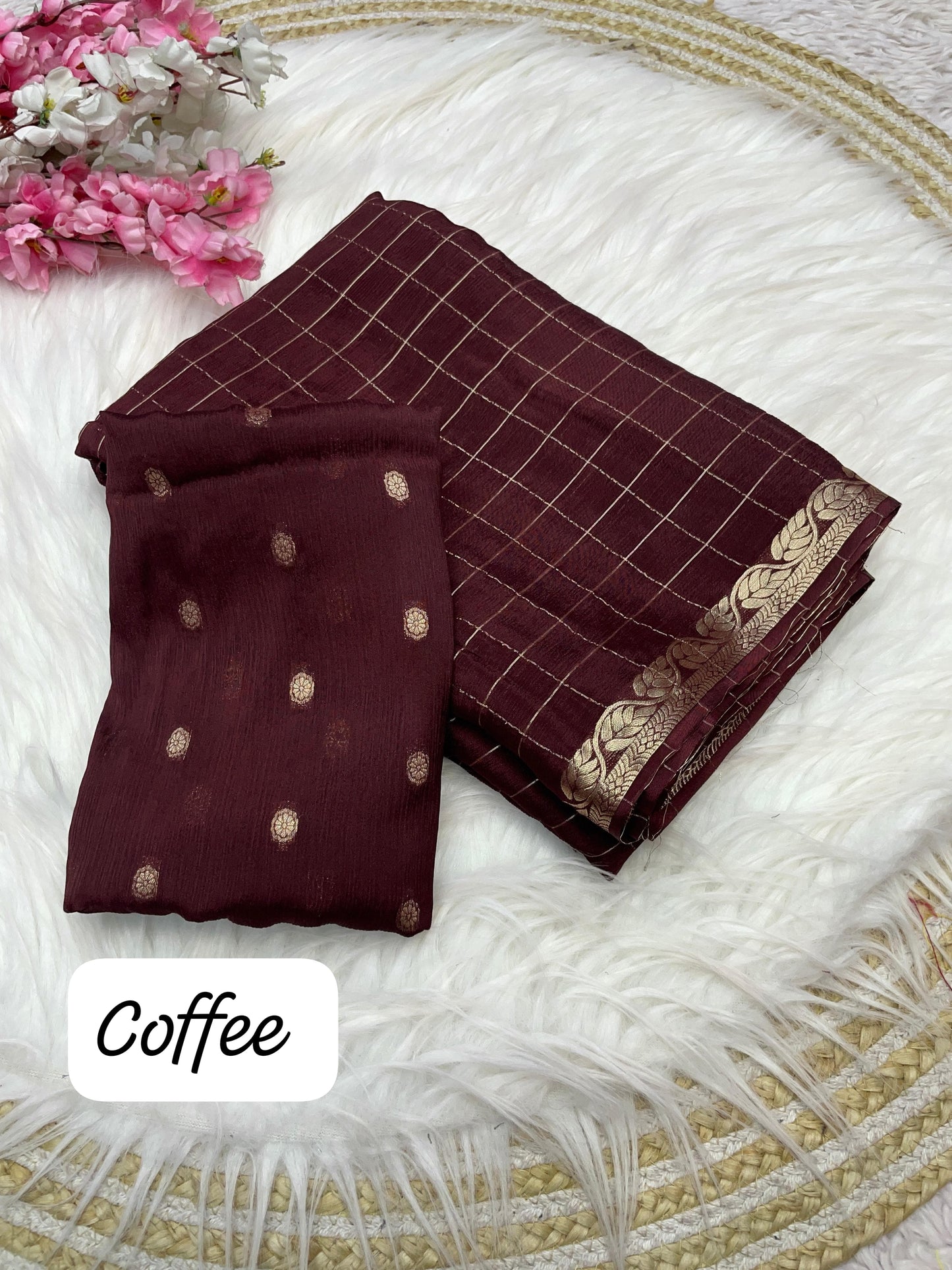 Kayatri New Lounch Pure Soft Chinon Chiffon Silk Saree