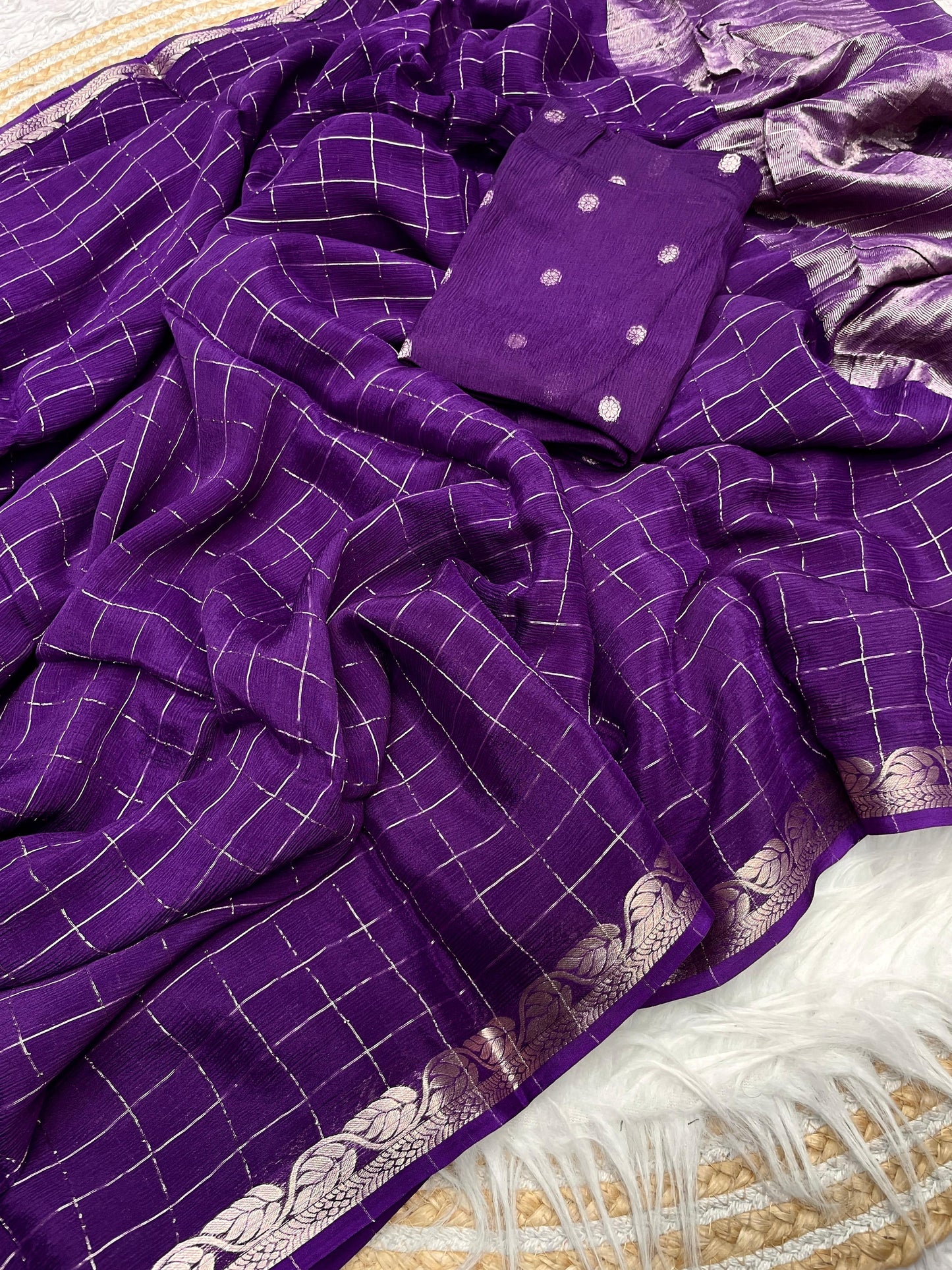 Kayatri New Lounch Pure Soft Chinon Chiffon Silk Saree