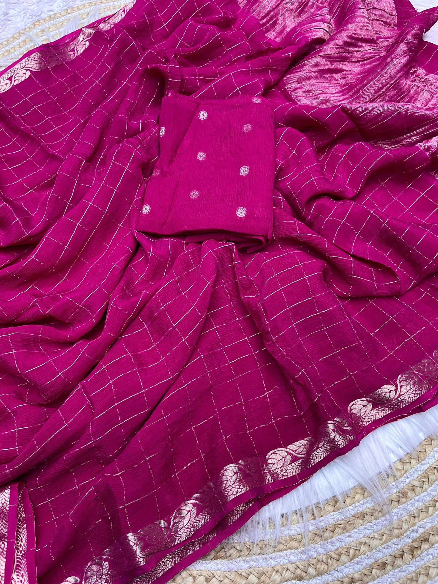 Kayatri New Lounch Pure Soft Chinon Chiffon Silk Saree