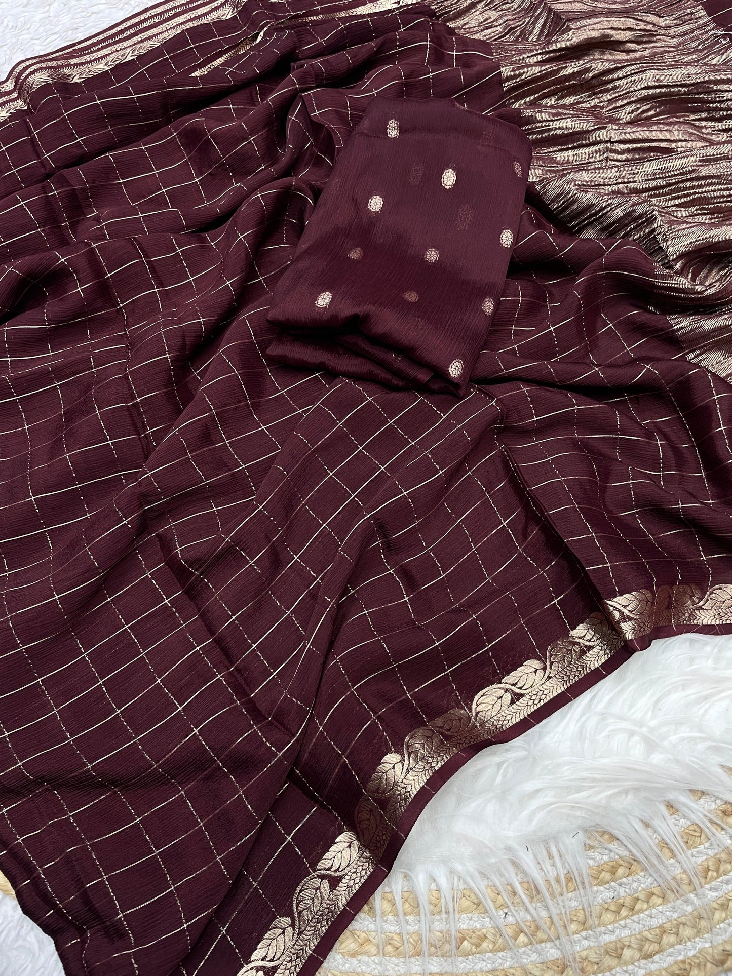 Kayatri New Lounch Pure Soft Chinon Chiffon Silk Saree