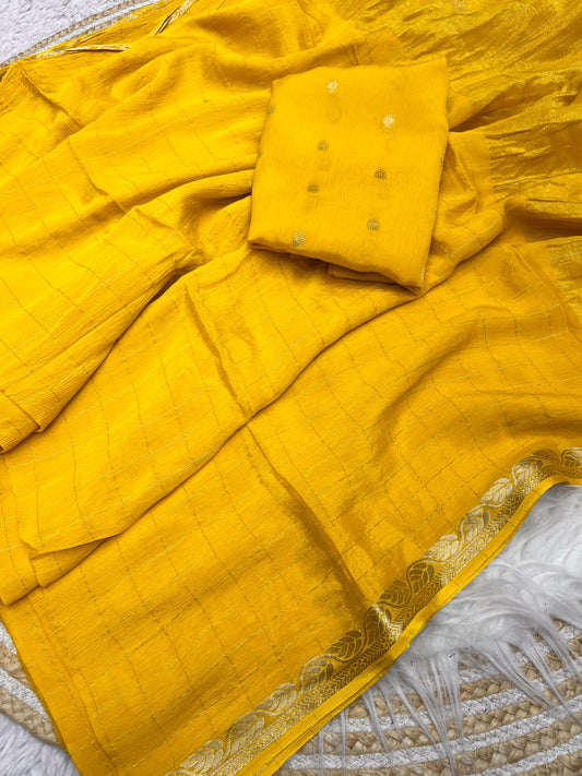 Kayatri New Lounch Pure Soft Chinon Chiffon Silk Saree