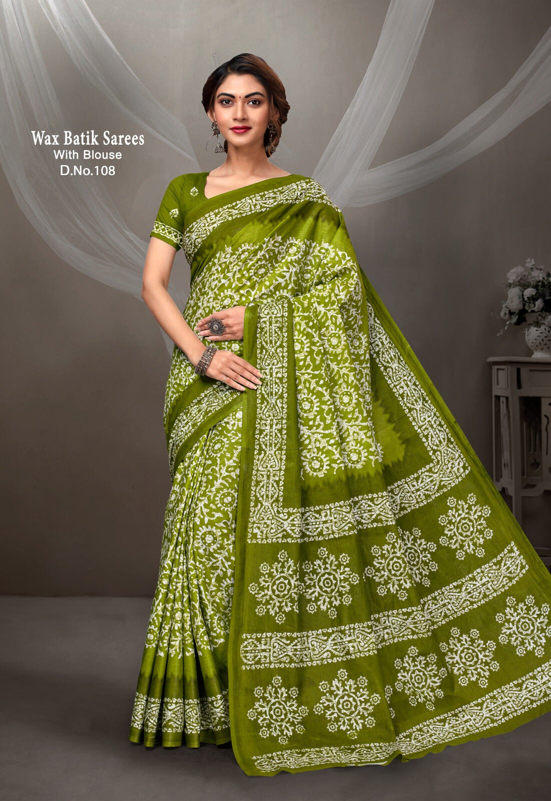 Kayatri New Pure Heavy Malai Cotton Printed Saree