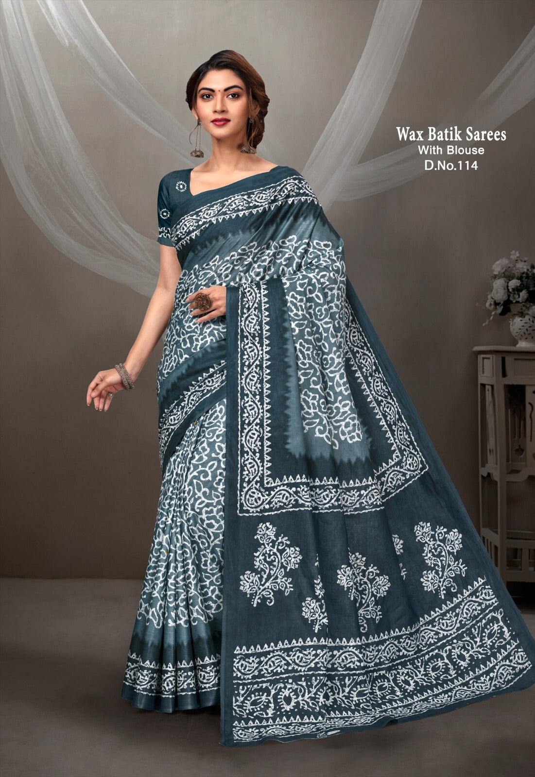 Kayatri New Pure Heavy Malai Cotton Printed Saree