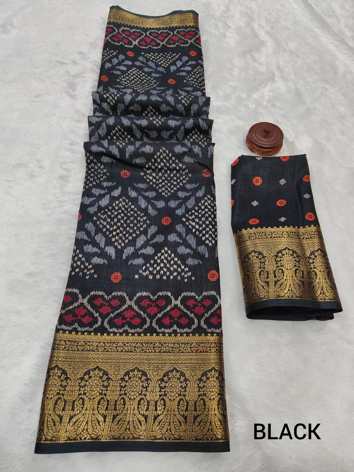 Kayatri New Pure Dola Silk HD kalamkari style print Saree