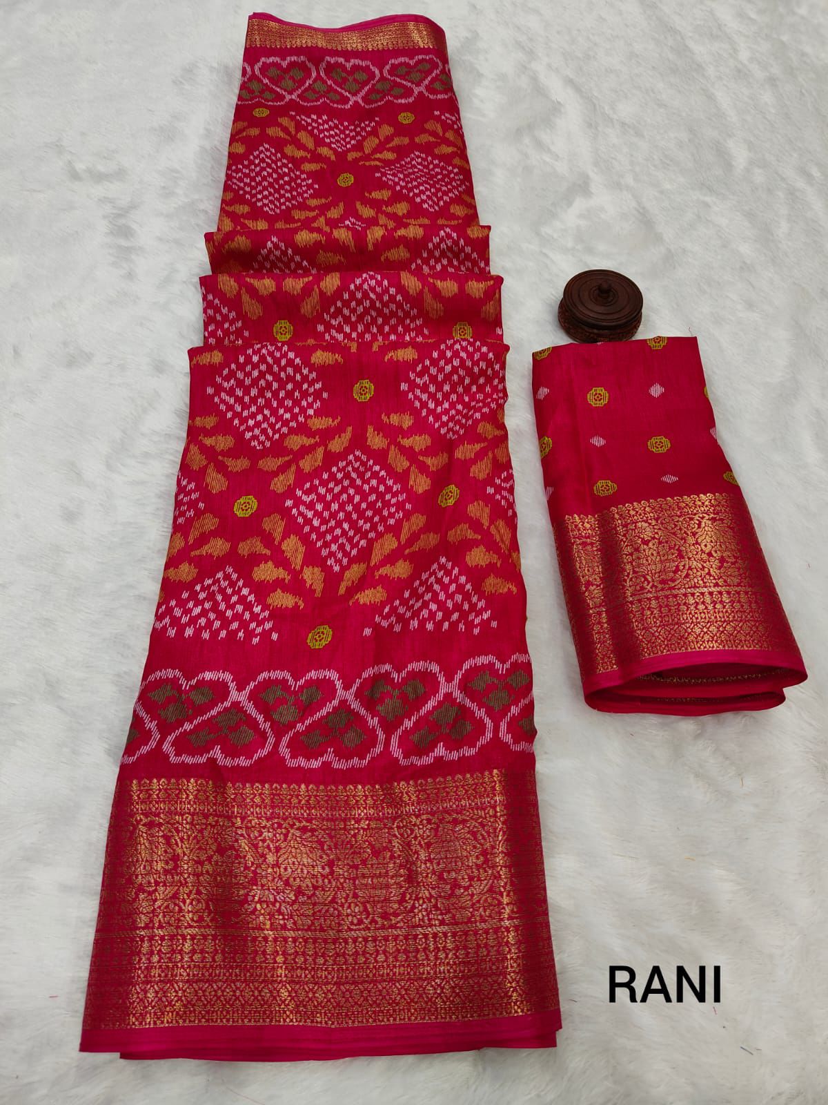 Kayatri New Pure Dola Silk HD kalamkari style print Saree