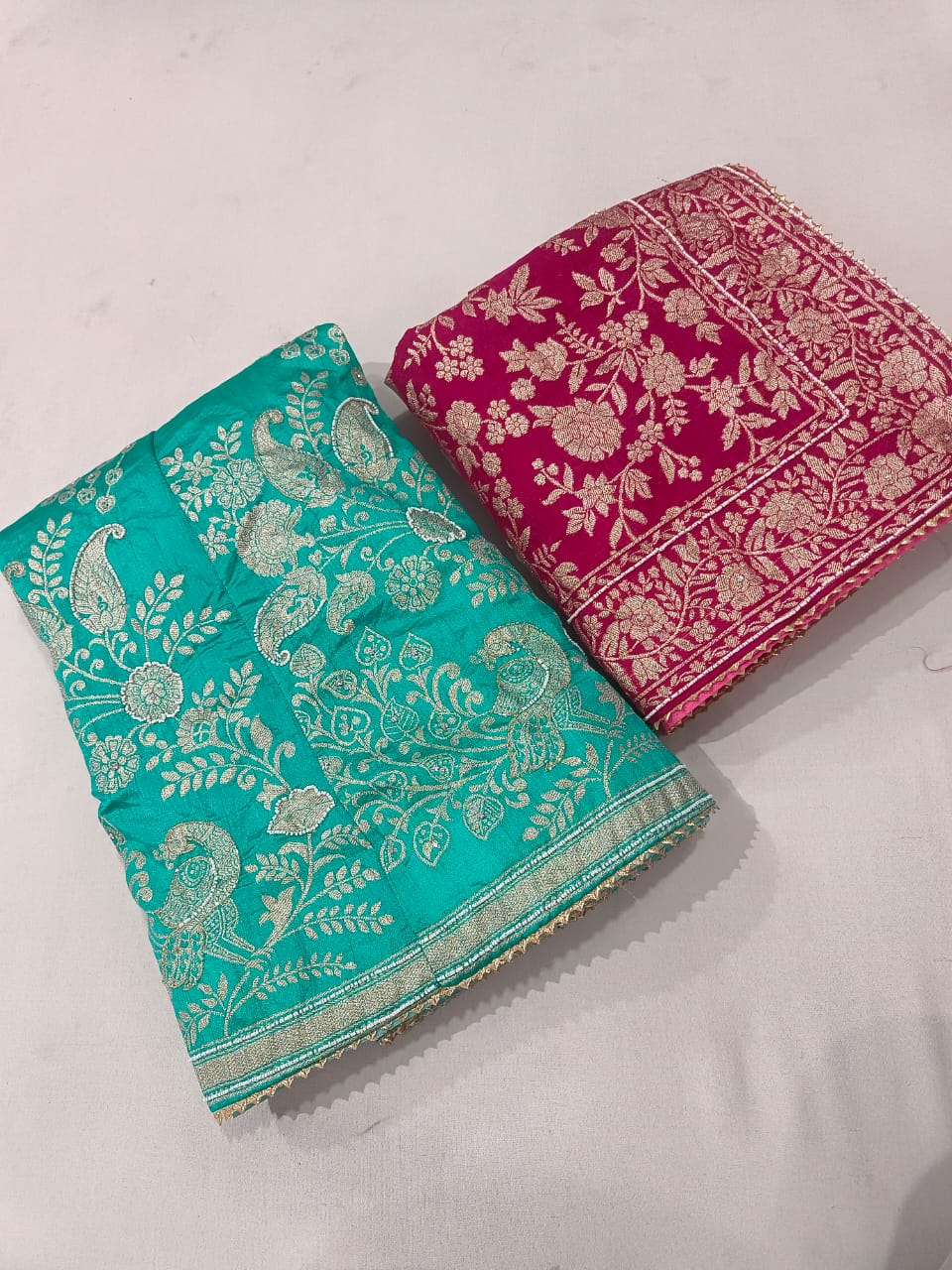 Kayatri New Pure Nylon Silk Fancy Hand Gotapatti Work Lehenga